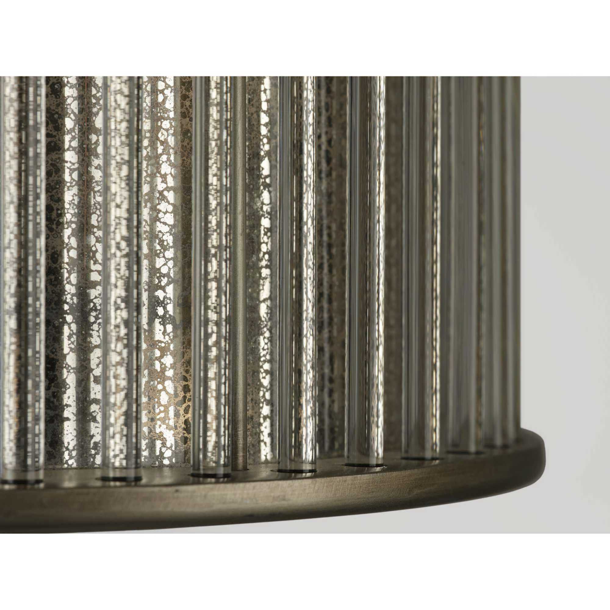 Point Dume™ Sequit Point 3 Light 14 inch Antique Nickel Semi-Flush Convertible Ceiling Light, Design Series